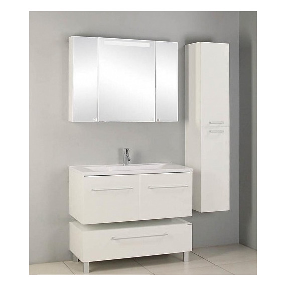 Тумба подвесная с раковиной Акватон Мадрид 80М см 1A126801MA010, белый - фото 5