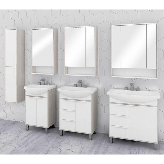 Зеркало шкаф Акватон Рико 50 см 1A212302RIB90 - фото 5