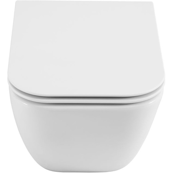 Унитаз подвесной безободковый Allen Brau Liberty 3 Tornado 4.33011.20 с тонкой крышкой микролифт (система смыва Торнадо) - фото 4