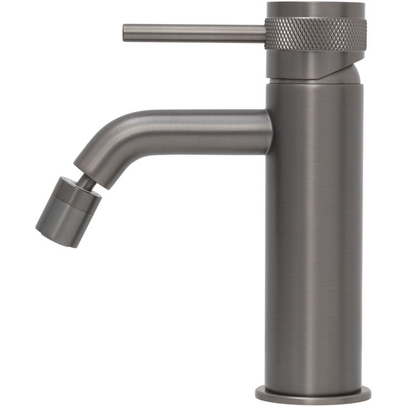 Смеситель для биде Allen Brau Priority 5.31A04-MG (с донным клапаном) графит браш - фото 3