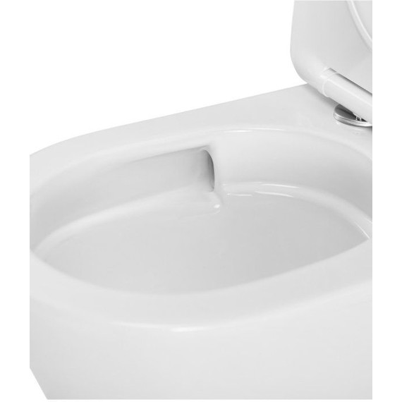 Унитаз-компакт безободковый Cezares Liner-Tor CZR-6726-CP-TOR/SC с тонкой крышкой микролифт (система смыва Торнадо) - фото 9