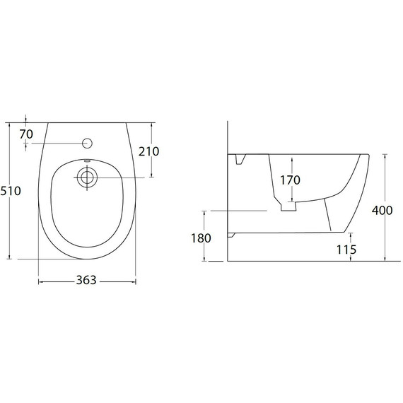 Биде подвесное Allen Brau Fantasy 4.11006.20 - фото 17
