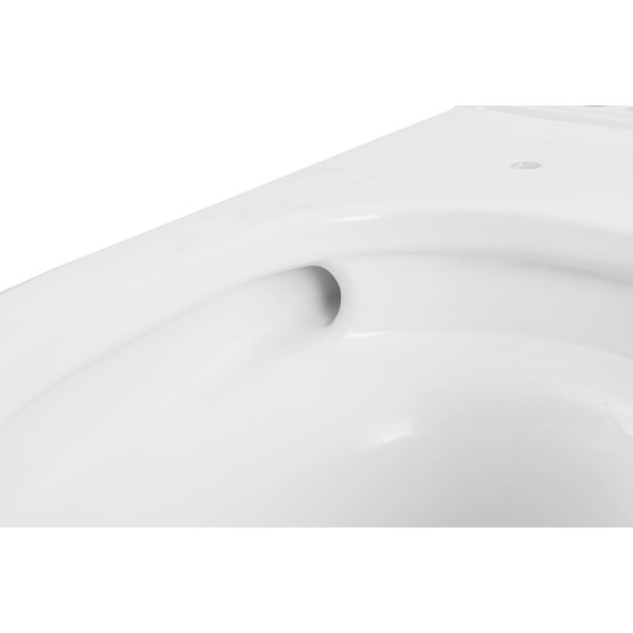 Унитаз-компакт безободковый Allen Brau Priority Tornado 4.31006.20 с тонкой крышкой микролифт (система смыва Торнадо) - фото 5