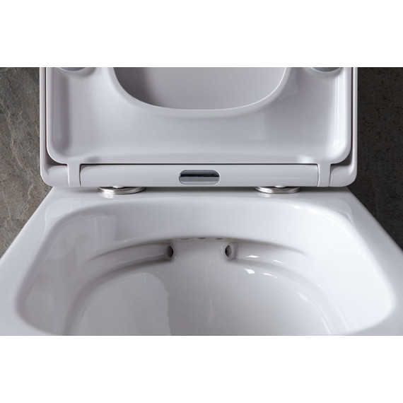 Унитаз подвесной безободковый Allen Brau Liberty 4.33004.20 с крышкой микролифт - фото 16