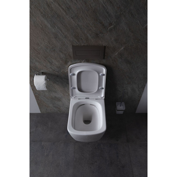 Унитаз подвесной безободковый Allen Brau Liberty 4.33004.20 с крышкой микролифт - фото 18