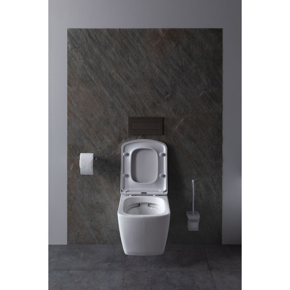 Унитаз подвесной безободковый Allen Brau Liberty 4.33004.20 с крышкой микролифт - фото 13