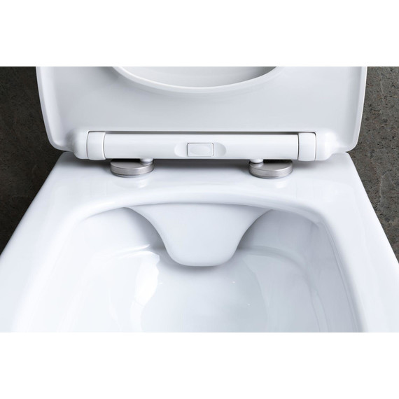 Унитаз подвесной безободковый Allen Brau Liberty 4.33007.20 с тонкой крышкой микролифт - фото 26