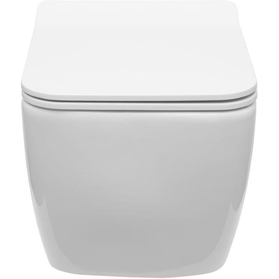 Унитаз подвесной безободковый Allen Brau Liberty 4.33007.20 с тонкой крышкой микролифт - фото 4