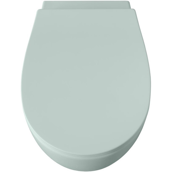 Унитаз подвесной безободковый Allen Brau Fantasy 4.11004.MT с тонкой крышкой микролифт, мятный - фото 3