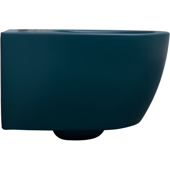 Унитаз подвесной безободковый Allen Brau Fantasy 4.11004.PT с тонкой крышкой микролифт, петроль - фото 10