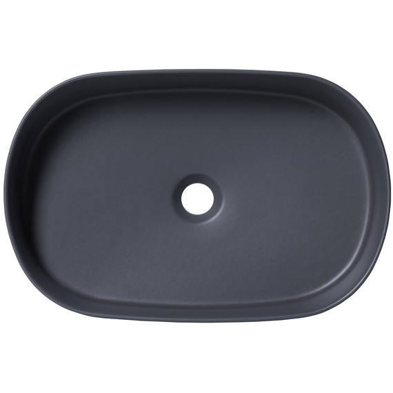 Раковина-чаша Allen Brau Fantasy 55 см 4.11022.AN, антрацит - фото 3