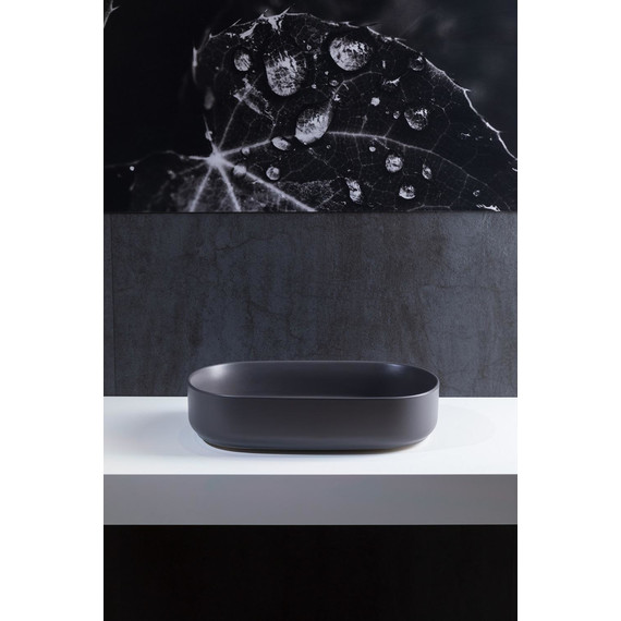 Раковина-чаша Allen Brau Fantasy 55 см 4.11022.AN, антрацит - фото 5