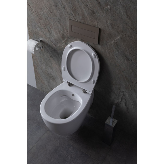 Унитаз-биде подвесной безободковый Allen Brau Fantasy 4.11HC1.20 с тонкой крышкой микролифт - фото 25