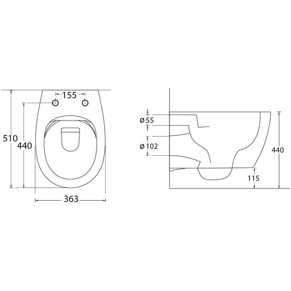 Унитаз-биде подвесной безободковый Allen Brau Fantasy 4.11HC1.20 с тонкой крышкой микролифт - фото 36