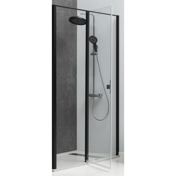 Душевая дверь Allen Brau Priority 120 см 3.31009.BBA, чёрный браш/прозрачное - фото 9