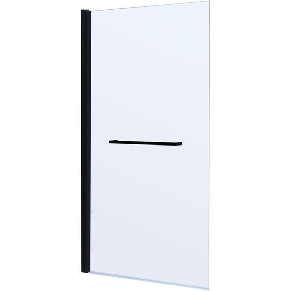 Шторка для ванны Allen Brau Priority 80x150 см 3.31022.BBA, чёрный браш/прозрачное - фото 5