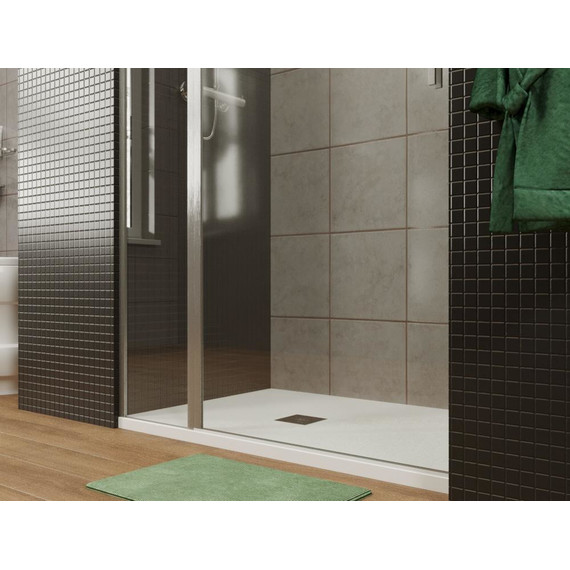 Душевая дверь Allen Brau Priority 90 см 3.31026.BA (стекло 8 мм) серебро браш/прозрачное - фото 4