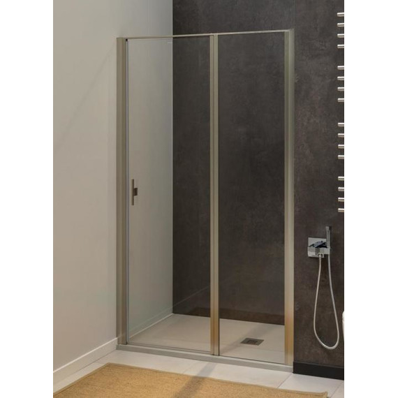 Душевая дверь Allen Brau Priority 120 см 3.31032.BA (стекло 8 мм) серебро браш/прозрачное - фото 11