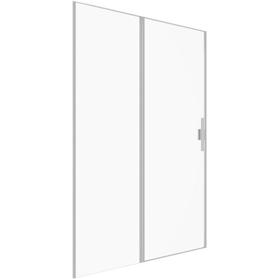 Душевая дверь Allen Brau Priority 120 см 3.31032.BA (стекло 8 мм) серебро браш/прозрачное - фото 2