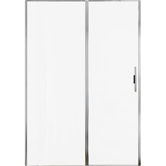 Душевая дверь Allen Brau Priority 140 см 3.31034.00 (стекло 8 мм) серебро браш/прозрачное - фото 
