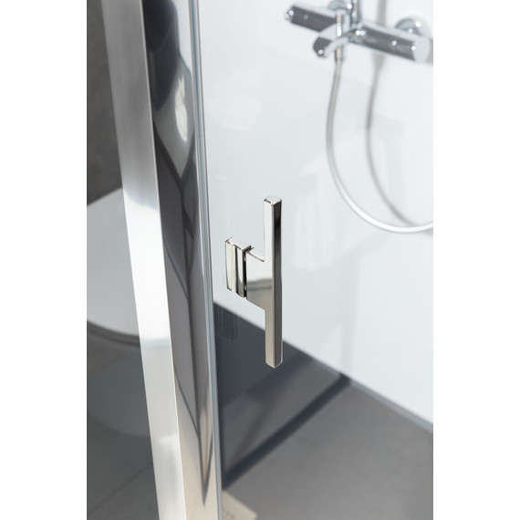 Душевая дверь Allen Brau Priority 160 см 3.31037.00 (стекло 8 мм) хром/прозрачное - фото 5