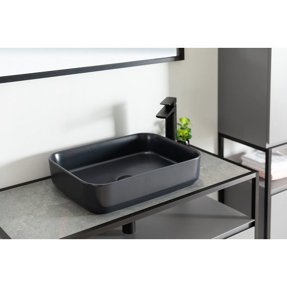 Раковина-чаша Allen Brau Fantasy 50 см 4.11021.31, чёрный матовый - фото 13