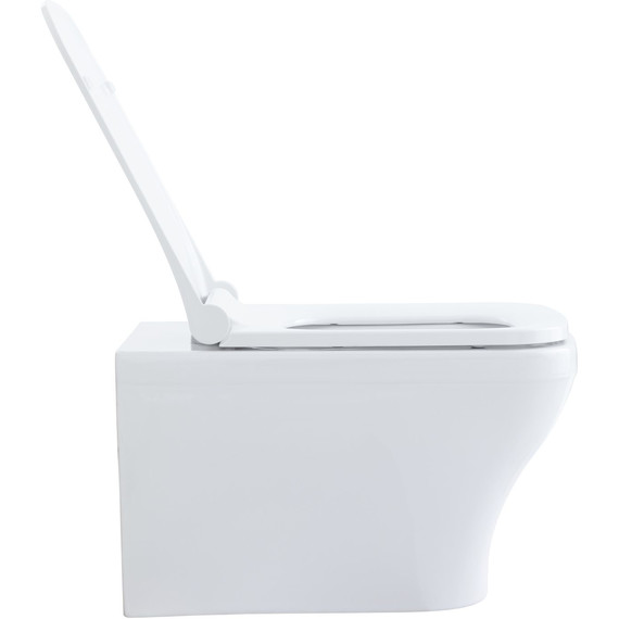 Унитаз подвесной безободковый Allen Brau Infinity 4.21011.20 с крышкой микролифт - фото 5