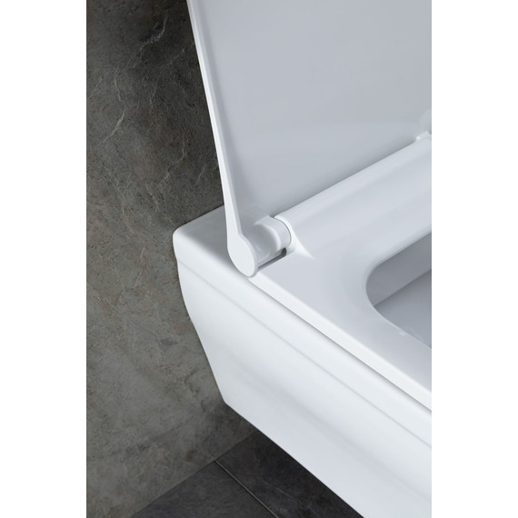 Унитаз подвесной безободковый Allen Brau Infinity 4.21011.20 с крышкой микролифт - фото 15