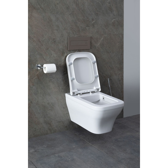 Унитаз подвесной безободковый Allen Brau Infinity 4.21011.20 с крышкой микролифт - фото 25