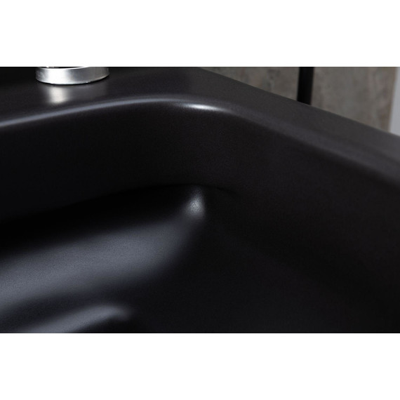 Унитаз подвесной безободковый Allen Brau Priority 4.31001.31 с тонкой крышкой микролифт, чёрный матовый - фото 32