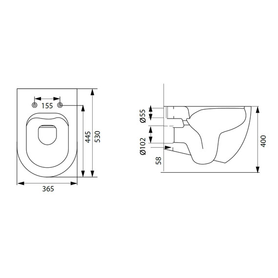 Унитаз подвесной безободковый Allen Brau Reality 4.32006.31 с крышкой микролифт, чёрный матовый - фото 35