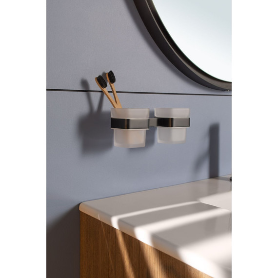 Стакан двойной Allen Brau Infinity 6.21003-31, цвет белый/чёрный матовый - фото 3