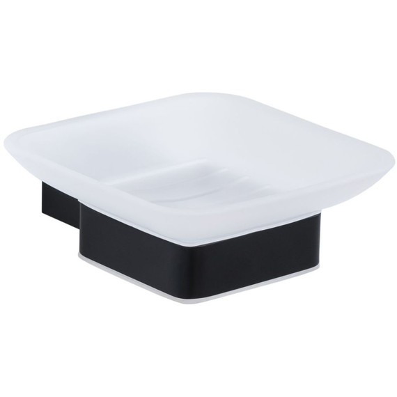 Мыльница Allen Brau Infinity 6.21004-31, цвет белый/чёрный матовый - фото 