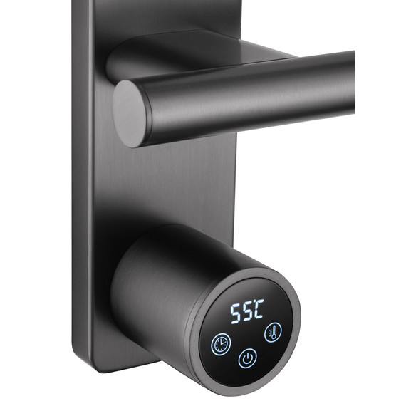 Полотенцесушитель электрический Wonzon & Woghand Nürnberg П2 310x520 мм WW-AL342-GM, темный графит - фото 4