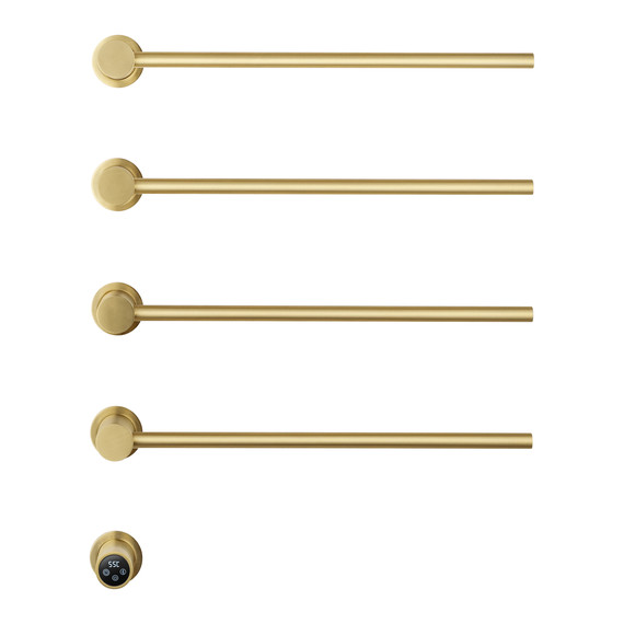 Полотенцесушитель электрический Wonzon & Woghand Hamburg П4 468x665 мм WW-AL314-BG, золото - фото 2