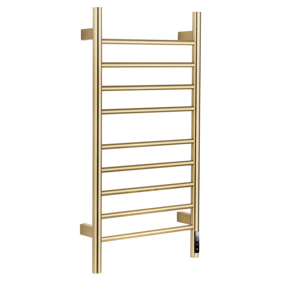 Полотенцесушитель электрический Wonzon & Woghand Bonn П9 418x904 мм WW-AL409-BG, золото - фото 