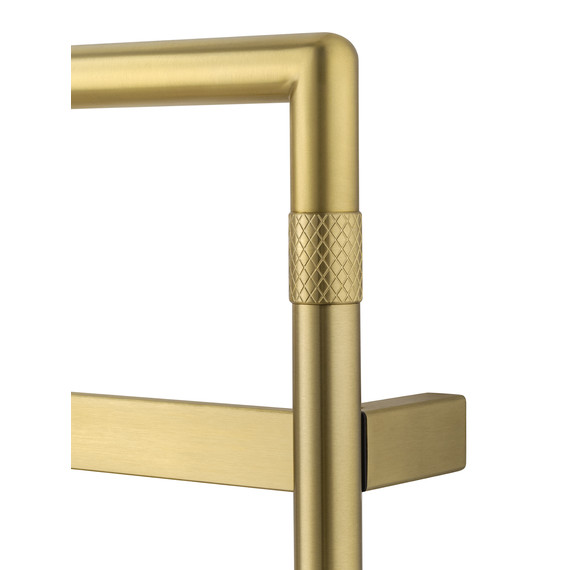 Полотенцесушитель электрический Wonzon & Woghand Köln П5 450x582 мм WW-A6014-BG, золото - фото 3