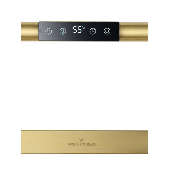 Полотенцесушитель электрический Wonzon & Woghand Köln П5 450x582 мм WW-A6014-BG, золото - фото 4