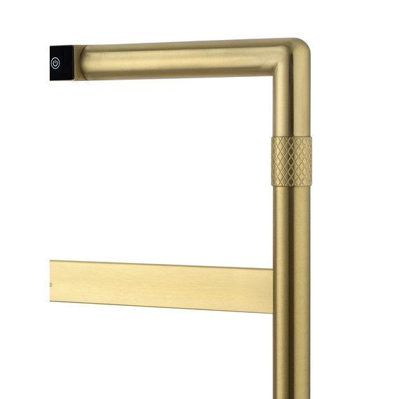 Полотенцесушитель электрический Wonzon & Woghand Köln П7 450x862 мм WW-A6016-BG, золото - фото 3