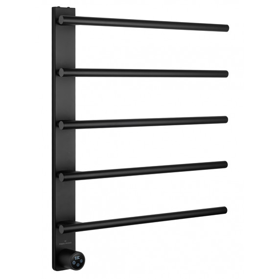 Полотенцесушитель электрический Wonzon & Woghand Nürnberg П5 520x627 мм WW-AL345-MB, чёрный - фото 