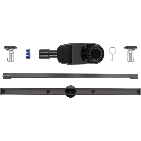 Трап Wonzon & Woghand 60 см WW-65406T-GM, тёмный графит - фото 4