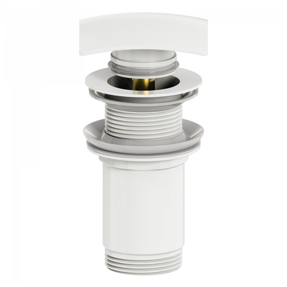 Донный клапан Wonzon & Woghand WW-88SS08-MW, белый - фото 