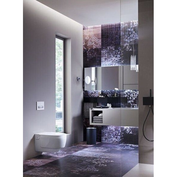 Унитаз-биде подвесной безободковый Geberit AquaClean Mera Comfort 146.210.11.1 с крышкой микролифт - фото 11