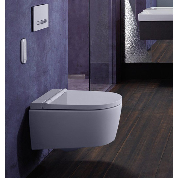 Унитаз-биде подвесной безободковый Geberit AquaClean Sela 146.220.11.1 с крышкой микролифт - фото 2