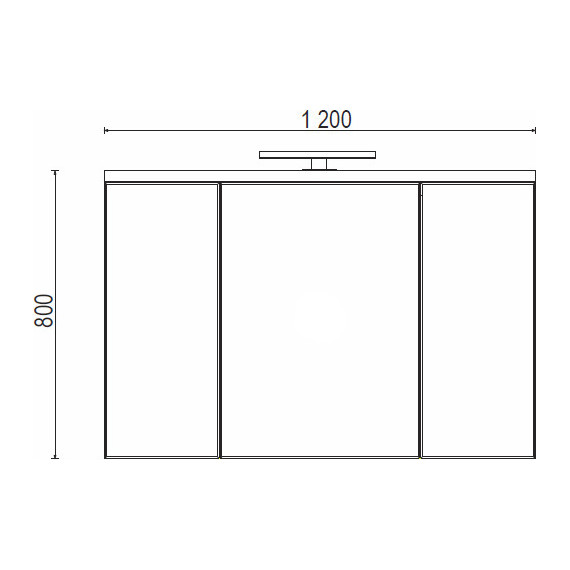 Зеркало шкаф Акватон Брук 120 см 1A200802BC010 - фото 3