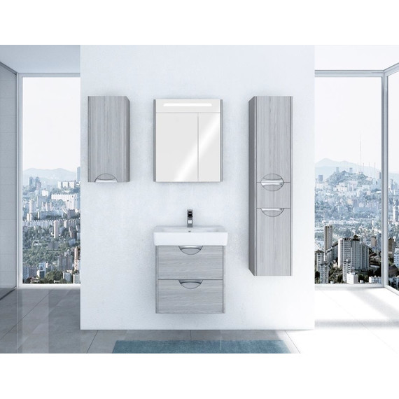 Зеркало шкаф Акватон Сильва 60 см 1A216202SIW60 - фото 6