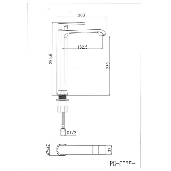Смеситель для раковины высокий SantiLine SL-9002 - фото 5