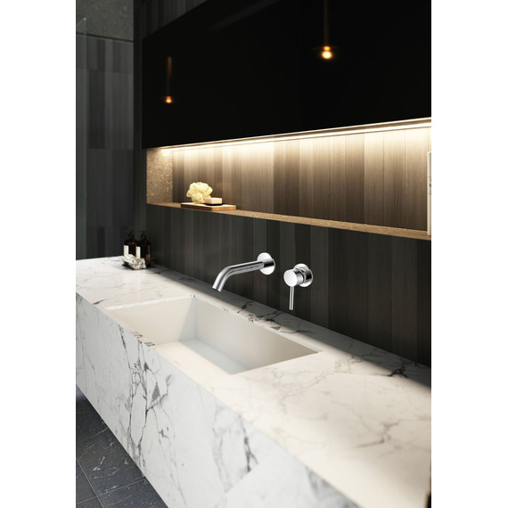 Смеситель для раковины настенный SantiLine SL-9005 (со скрытой частью) - фото 2