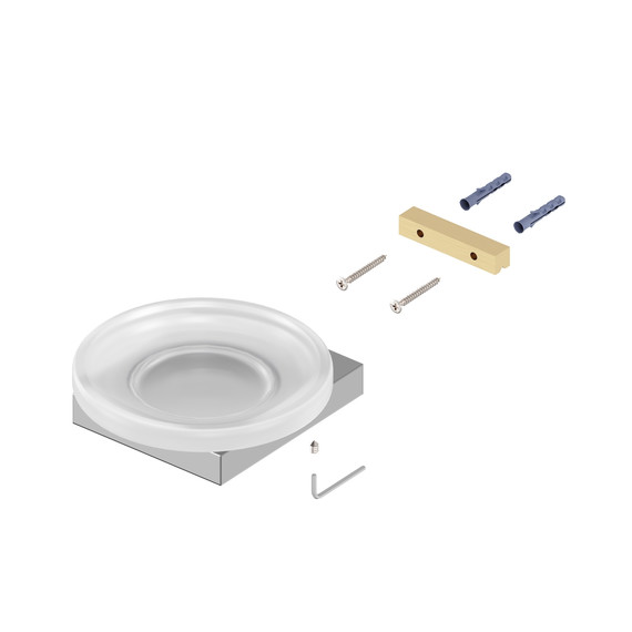 Мыльница Timo Petruma 15221/18, цвет чёрное золото - фото 2