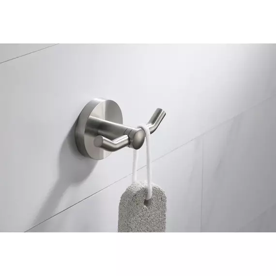 Двойной крючок Timo Saona 13012/13, цвет никель - фото 2